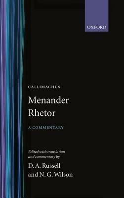 Menander Rhetor - Menander Rhetor - cover