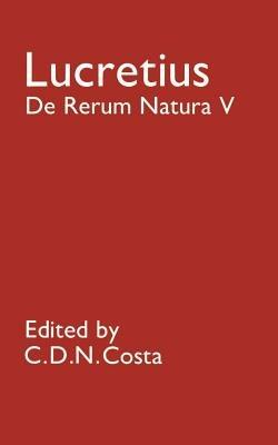 De Rerum Natura V - Lucretius - cover
