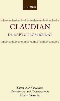 De Raptu Prosperpinae - Claudian - cover