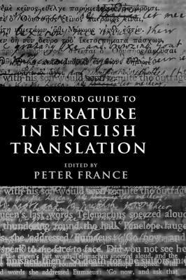 The Oxford Guide to Literature in English Translation - cover