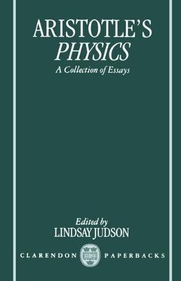 Aristotle's Physics: A Collection of Essays - cover