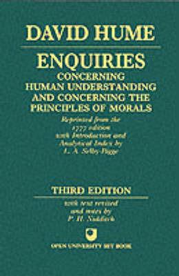 Enquiries concerning Human Understanding and concerning the Principles of Morals - David Hume - cover