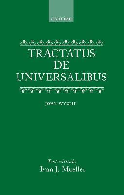 De Universalibus V I - Editor - cover