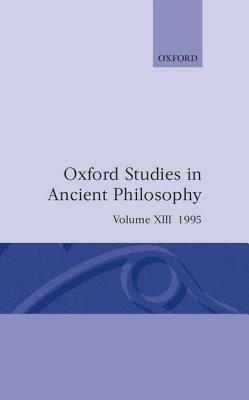 Oxford Studies in Ancient Philosophy: Volume XIII: 1995 - cover