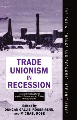 Trade Unionism in Recession - cover