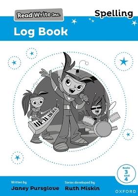Read Write Inc. Spelling: Read Write Inc. Spelling: Log Book 3-4 (Pack of 30) - Janey Pursglove - cover