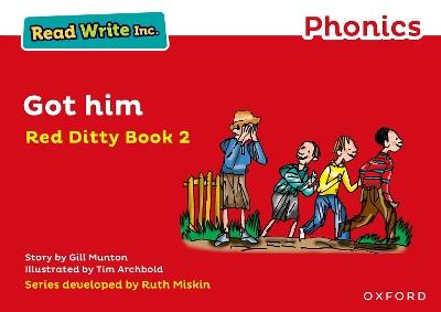 Read Write Inc. Phonics: Got Him (Red Ditty Book 2) - Gill Munton - cover