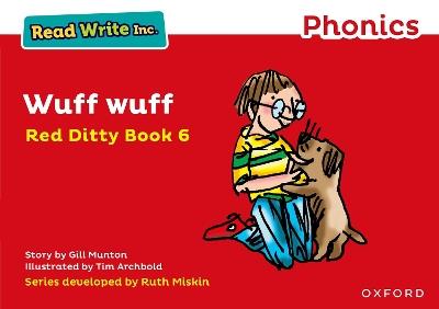 Read Write Inc. Phonics: Wuff Wuff (Red Ditty Book 6) - Gill Munton - cover