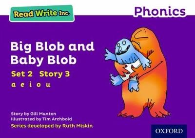 Read Write Inc. Phonics: Big Blob and Baby Blob (Purple Set 2 Storybook 3) - Gill Munton - cover