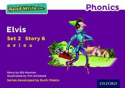 Read Write Inc. Phonics: Elvis (Purple Set 2 Storybook 6) - Gill Munton - cover