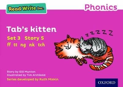 Read Write Inc. Phonics: Tab's Kitten (Pink Set 3 Storybook 5) - Gill Munton - cover