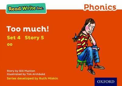 Read Write Inc. Phonics: Too Much! (Orange Set 4 Storybook 5) - Gill Munton - cover