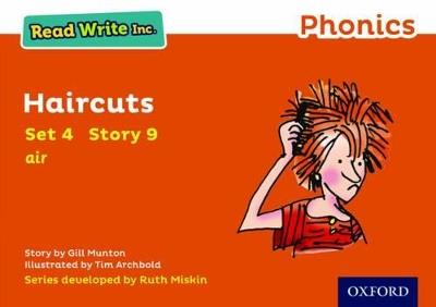 Read Write Inc. Phonics: Haircuts (Orange Set 4 Storybook 9) - Gill Munton - cover