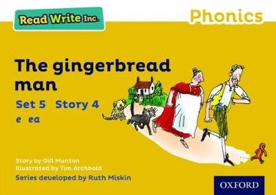 Read Write Inc. Phonics: The Gingerbread Man (Yellow Set 5 Storybook 4) - Gill Munton - cover