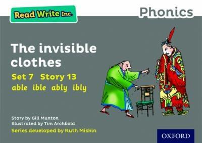 Read Write Inc. Phonics: The Invisible Clothes (Grey Set 7 Storybook 13) - Gill Munton - cover