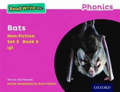 Read Write Inc. Phonics: Bats (Pink Set 3 Non-fiction 3) - Gill Munton - cover