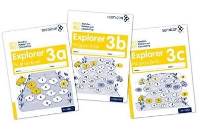 Numicon: Number, Pattern and Calculating 3 Explorer Progress Books ABC (Mixed pack) - Ruth Atkinson,Jayne Campling,Romey Tacon - cover