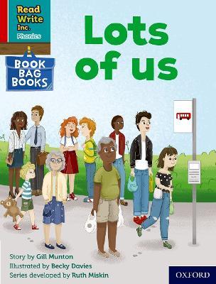Read Write Inc. Phonics: Lots of us (Red Ditty Book Bag Book 8) - Gill Munton - cover
