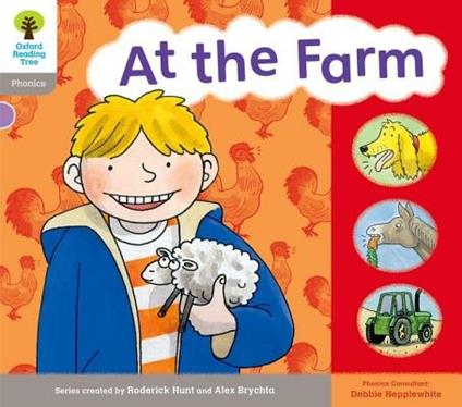 Oxford Reading Tree: Level 1: Floppy's Phonics: Sounds and Letters: At the Farm - Roderick Hunt,Debbie Hepplewhite,Kate Ruttle - cover