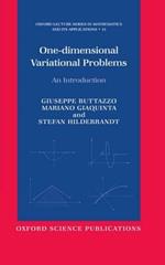 One-dimensional Variational Problems: An Introduction