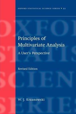 Principles of Multivariate Analysis - Wojtek Krzanowski - cover