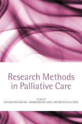Research methods in palliative care - cover