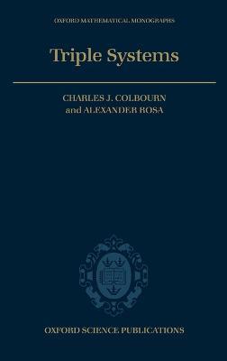 Triple Systems - Charles Colbourn,Alex Rosa - cover