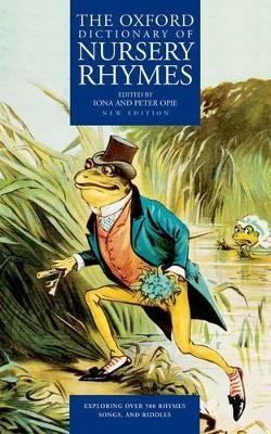 The Oxford Dictionary of Nursery Rhymes - cover