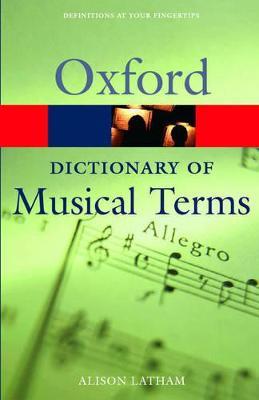 Oxford Dictionary of Musical Terms - cover
