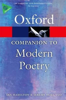 The Oxford Companion to Modern Poetry in English - cover