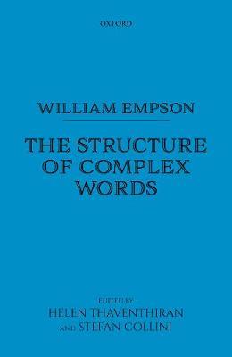 William Empson: The Structure of Complex Words - William Empson - cover