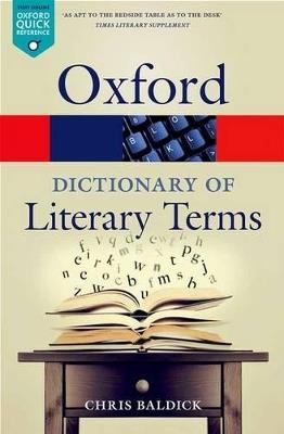 The Oxford Dictionary of Literary Terms - Chris Baldick - cover