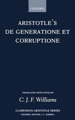 De Generatione et Corruptione - Aristotle - cover