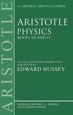 Physics Books III and IV - Aristotle - cover