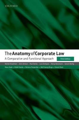 The Anatomy of Corporate Law: A Comparative and Functional Approach - Reinier Kraakman,John Armour,Paul Davies - cover