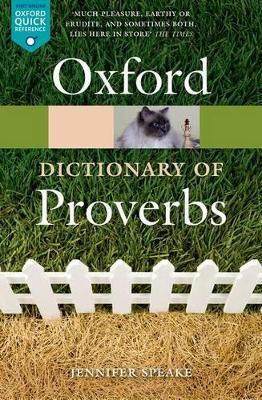 Oxford Dictionary of Proverbs - cover