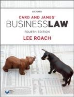 Card & James' Business Law - Lee Roach - cover