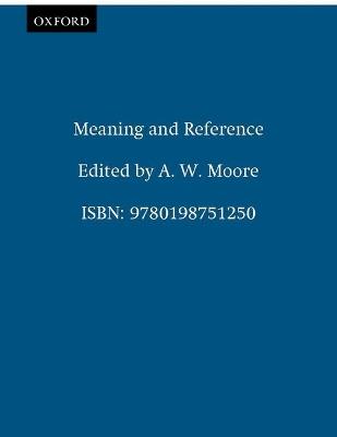 Meaning and Reference - cover