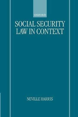 Social Security Law in Context - cover
