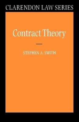 Contract Theory - Stephen A. Smith - cover