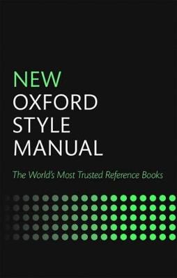 New Oxford Style Manual - cover