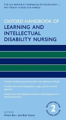 Oxford Handbook of Learning and Intellectual Disability Nursing - cover