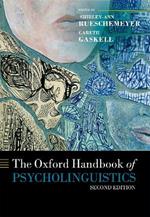 The Oxford Handbook of Psycholinguistics