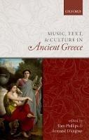 Music, Text, and Culture in Ancient Greece - cover