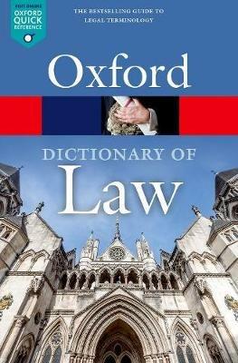 A Dictionary of Law - cover