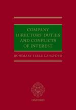 Company Directors' Duties and Conflicts of Interest