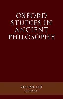 Oxford Studies in Ancient Philosophy, Volume 53 - cover