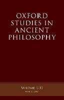 Oxford Studies in Ancient Philosophy, Volume 53 - cover