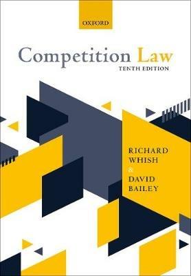 Competition Law - Richard Whish,David Bailey - cover