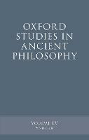 Oxford Studies in Ancient Philosophy, Volume 55 - cover